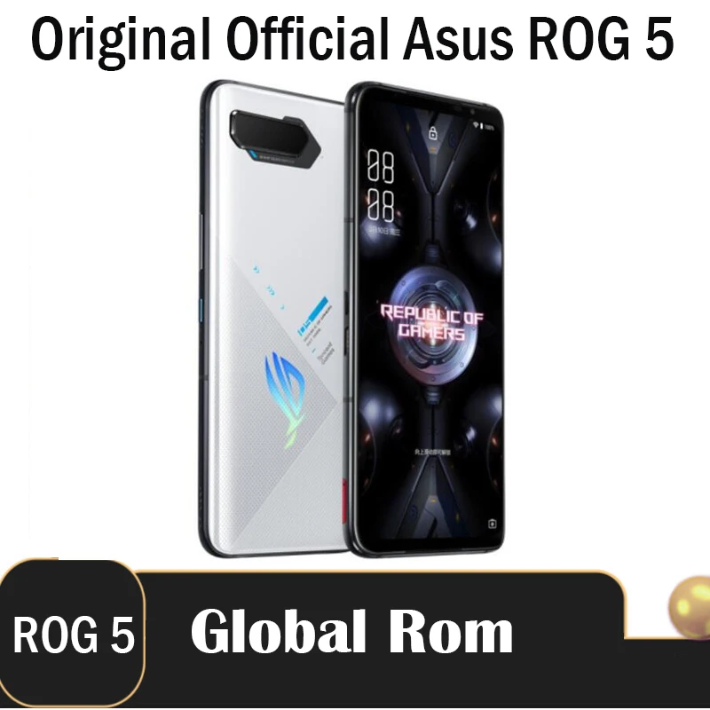 Смартфон Asus ROG 5 5G дюйма AMOLED экран 6 78 64 мп NFC глобальная прошивка 65 Вт гипер-зарядка