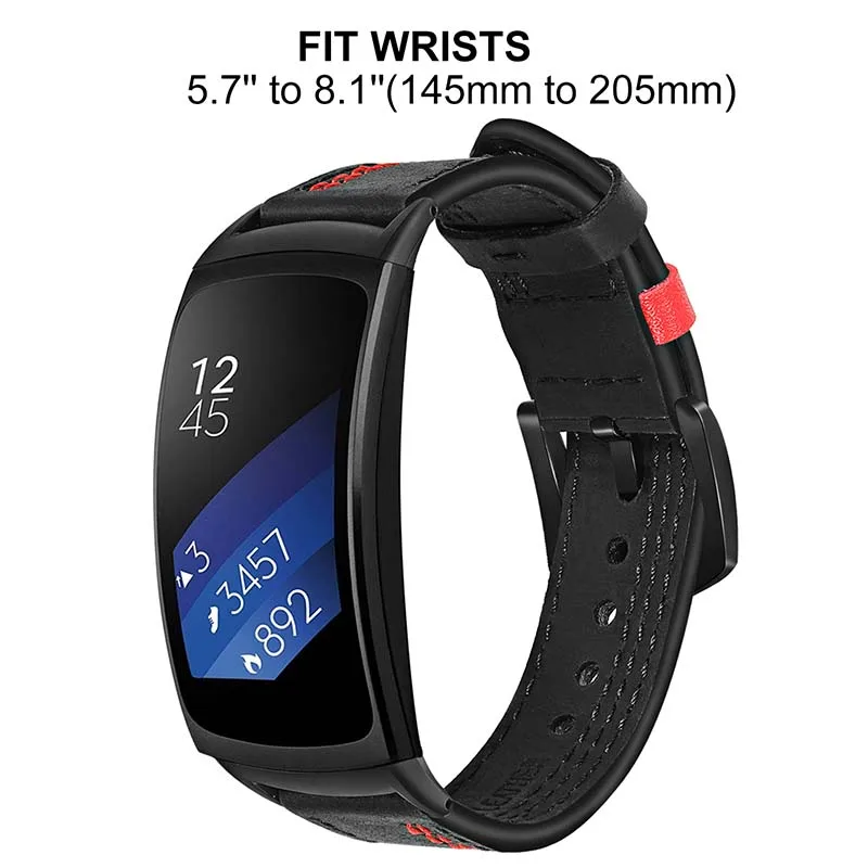 Ремешок из натуральной кожи для Samsung Gear Fit 2 SM R360 / Fit2 Pro|Ремешки часов| |