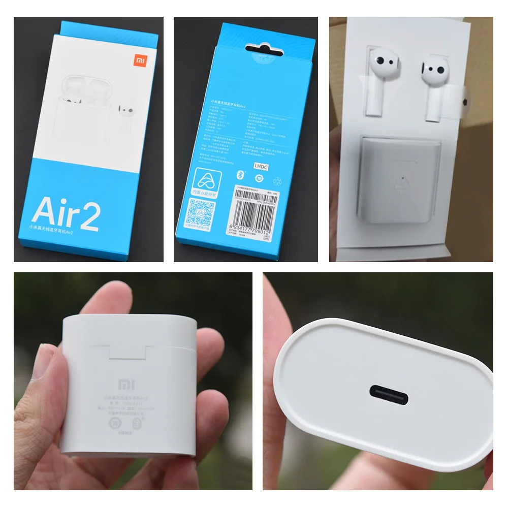 Airdots 2 xiaomi air TWS Bluetooth гарнитура Mi True Wireless 2S LHDC сенсорное управление двойной