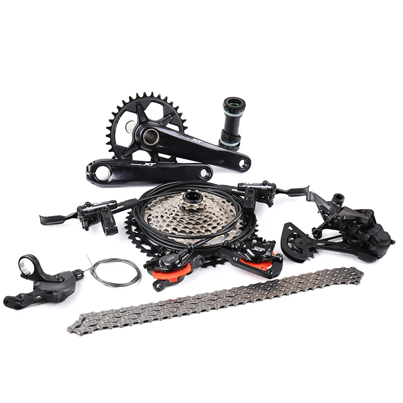 Новый Shimano Deore XT M8100 1x12 12 Скорость MTB Groupset механизм переключения передач кассета с