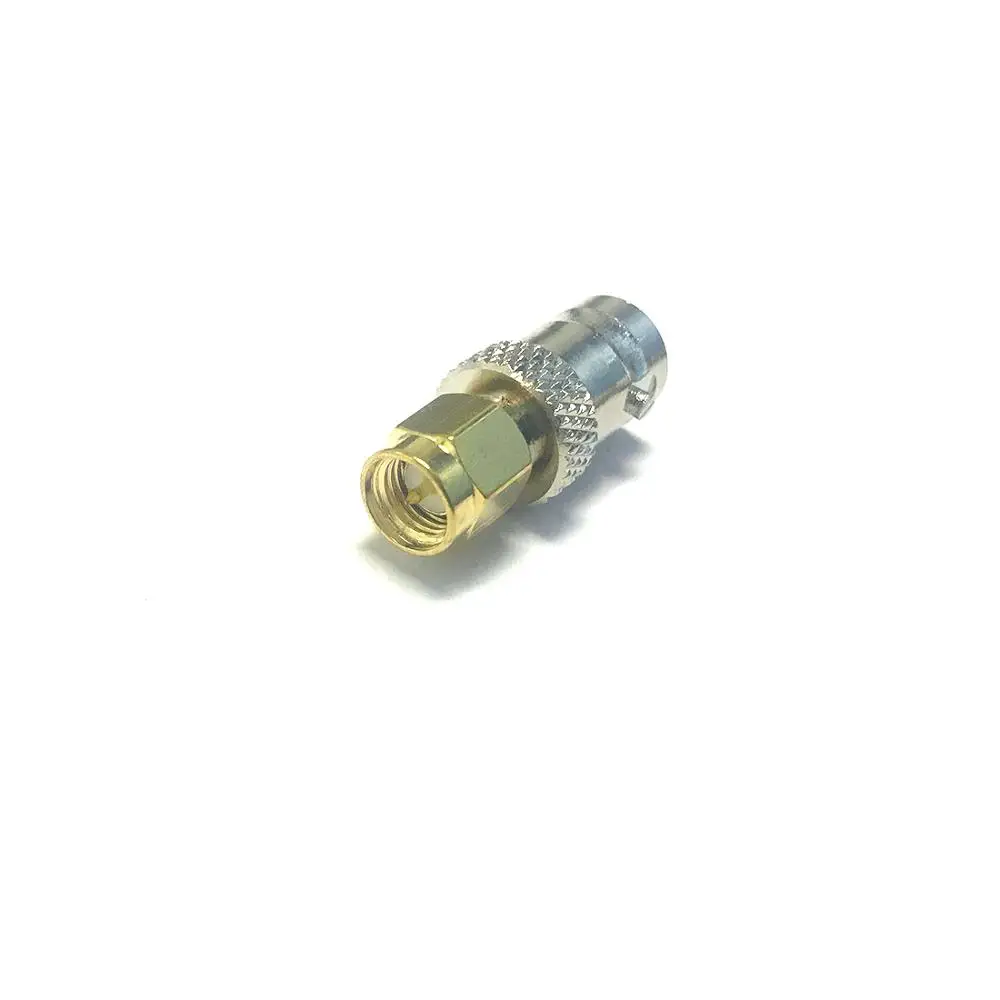 1 шт. BNC Женский переключатель SMA мужской разъем прямой RF коаксиальный адаптер