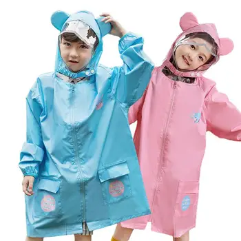 

Waterproof Rubber Raincoat With Cap Kids Rain Coat Breathable Waterproof Children'S Poncho Capa De Chuva Rainwear For Children