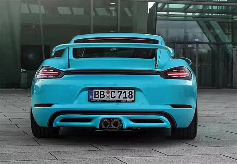 Спойлер для Porsche 718 Cayman Boxster Высокое качество FRP праймер крыло выступ спойлеры