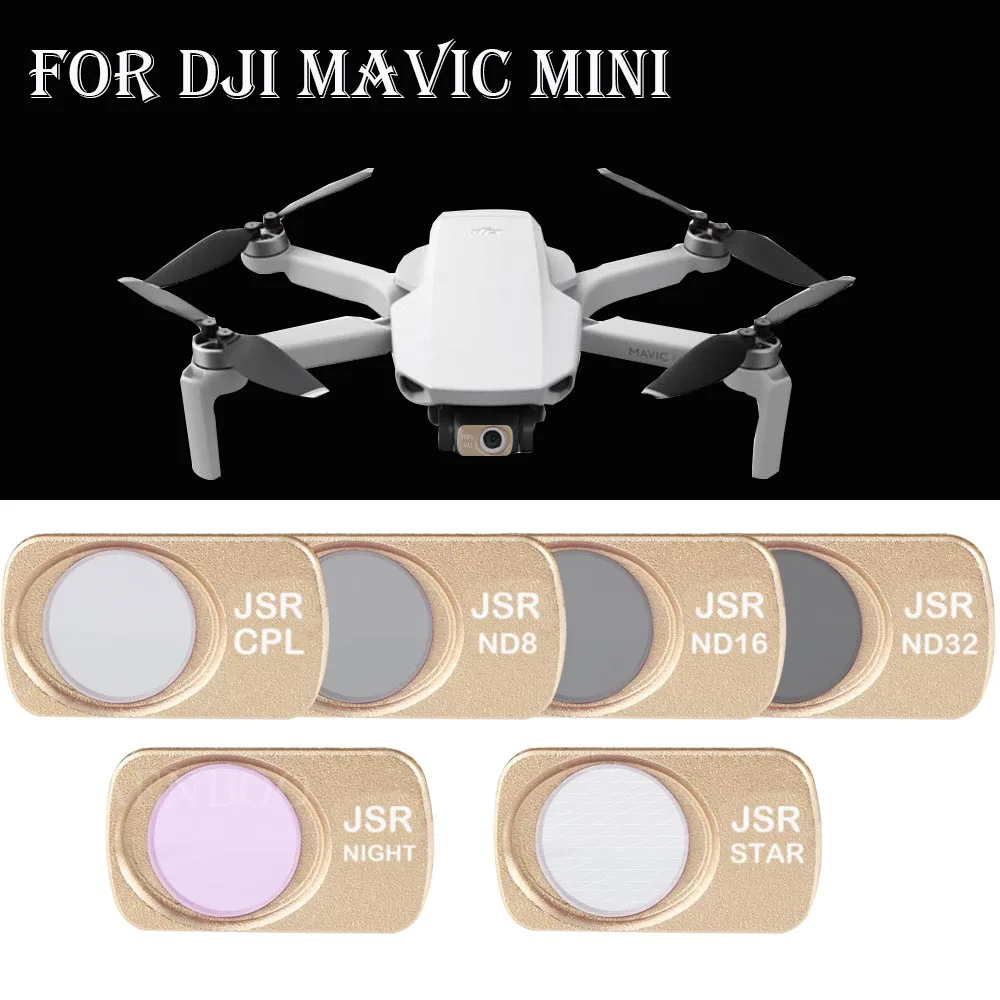 Promo QZX For DJI Mavic Mini Drone Filters Lens Gimbal Protector Filter ND32PL+ND8PL+ND16PL+ND64PL Neutral Density Filter For Mavic Mini 