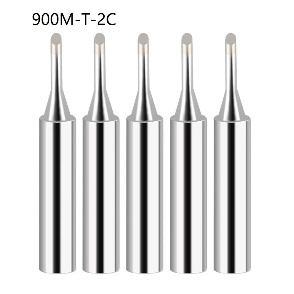 5pcs 900M-T Pure Copper Soldering Iron Tips for Welding iron Lead-Free Welding Tips Head For Welding Equipment Soldering Supplie welding torch types