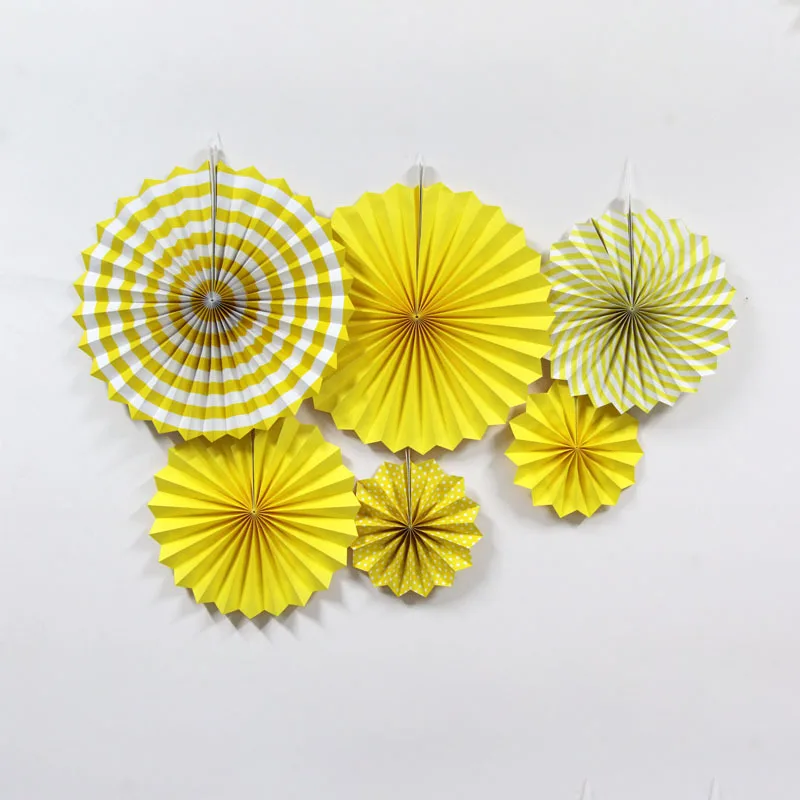 h 6pc-set 9 шт. 8 ''and10'' помпоны из оберточной бумаги Свадебный Декоративный букет из бумажных цветов детский душ день рождения декоративная бумага для вечеринок pom poms - Цвет: h 6pc-set