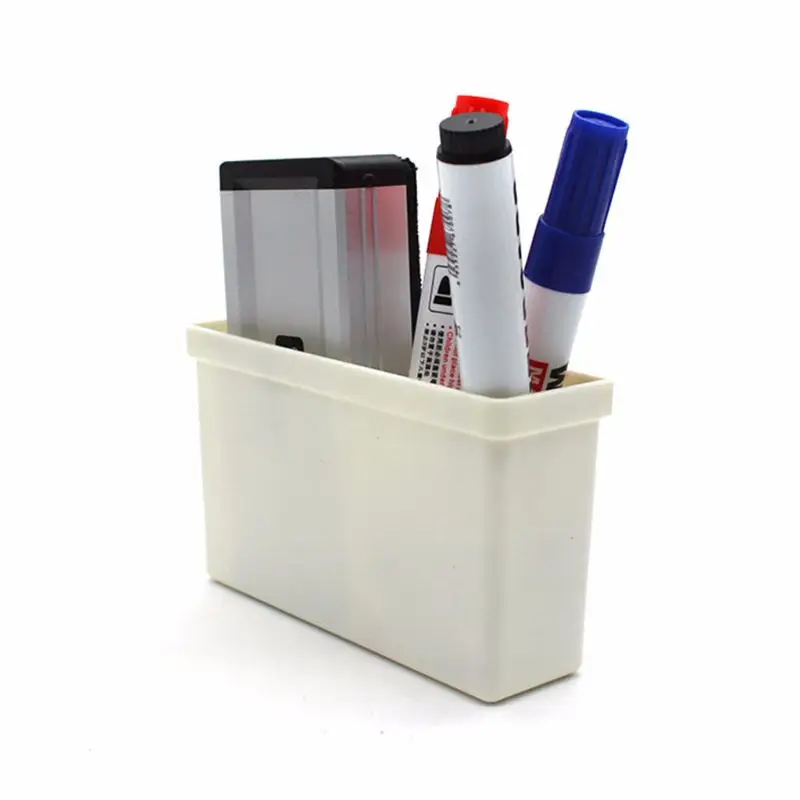 Новые магнитные маркеры для доски подставка для ручек и карандашей Органайзер коробка для хранения Контейнер