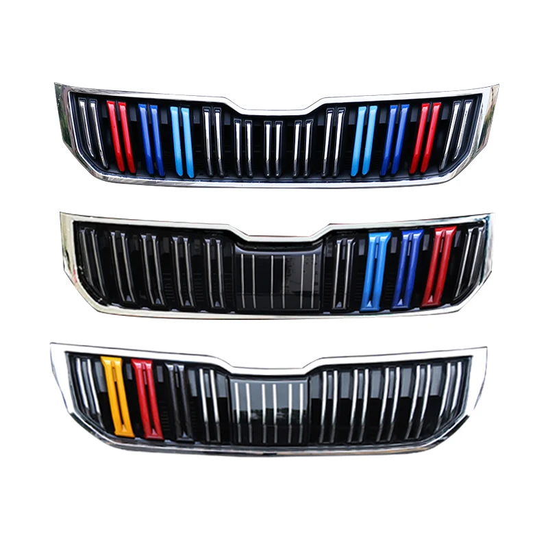 

Lsrtw2017 Abs Car Front Grill Middle Net Strip Trims for Skoda Kodiaq Gt Interior Mouldings Accessories Decorative 2016-2020