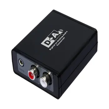 

Optical Digital Stereo Audio ADC Converter Optical Coaxial RCA Toslink SPDIF Adaptor TV digital signal converter