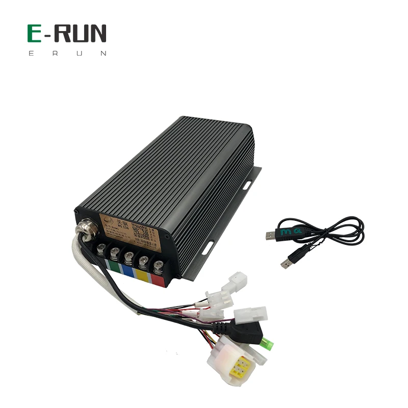 US $319.00 Free Shipping 96v 3000W MQ96100 100A Brushless Hub Motor Controller For Electric Vehicle CE Approved