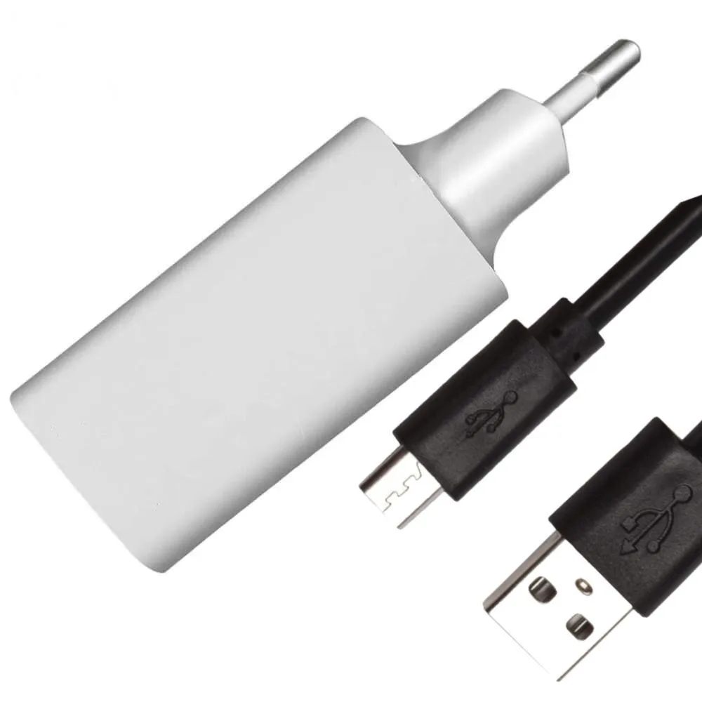 Зарядное устройство (Блок быстрая зарядка (Белый) + кабель Micro-USB (Черный)) для Xiaomi Mi