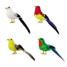 Реалистичный вид пернатых птиц искусственный Моделирование пены птицы украшение для внутреннего наружного