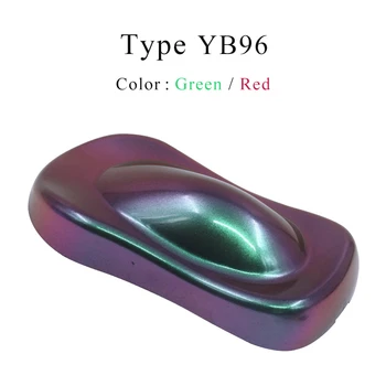 

YB96 Chameleon Pigment Powder Coating Dye for Cars Automotive Arts Crafts Nails Decoration Acrylic Paint 10g Chameleon Powder