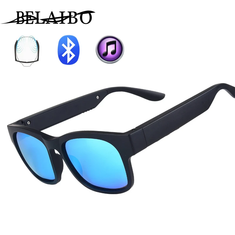 

night vision glasses Bone Conduction Bluetooth Smart Sport Headphone Sunglasses Bluetooth Driving goggles Audio Headset glasses
