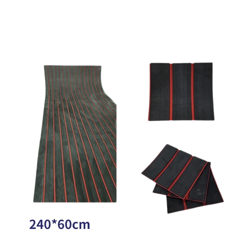 2400X600Mmx6Mm самоклеющиеся Eva лодка яхта морской пол искусственная имитация тика настил лист Pad