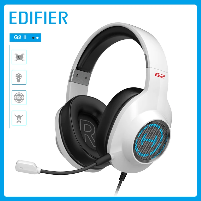Edifier G2 II игровая гарнитура музыкальные стереонаушники наушники 7 1 Virtual Surround Sound