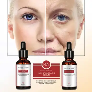 

Hyaluronic Acid Shrink Pore Face Serum Anti-Aging Moisturizing Whitening Essence Face Cream Dry Skin Care 30ml Face Serum