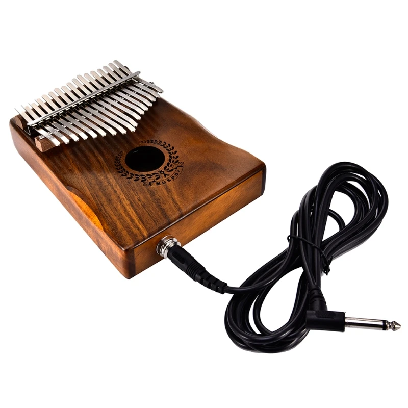 17 ключ палец калимба Mbira Sanza большой палец пианино карманный размер начинающих инструмент
