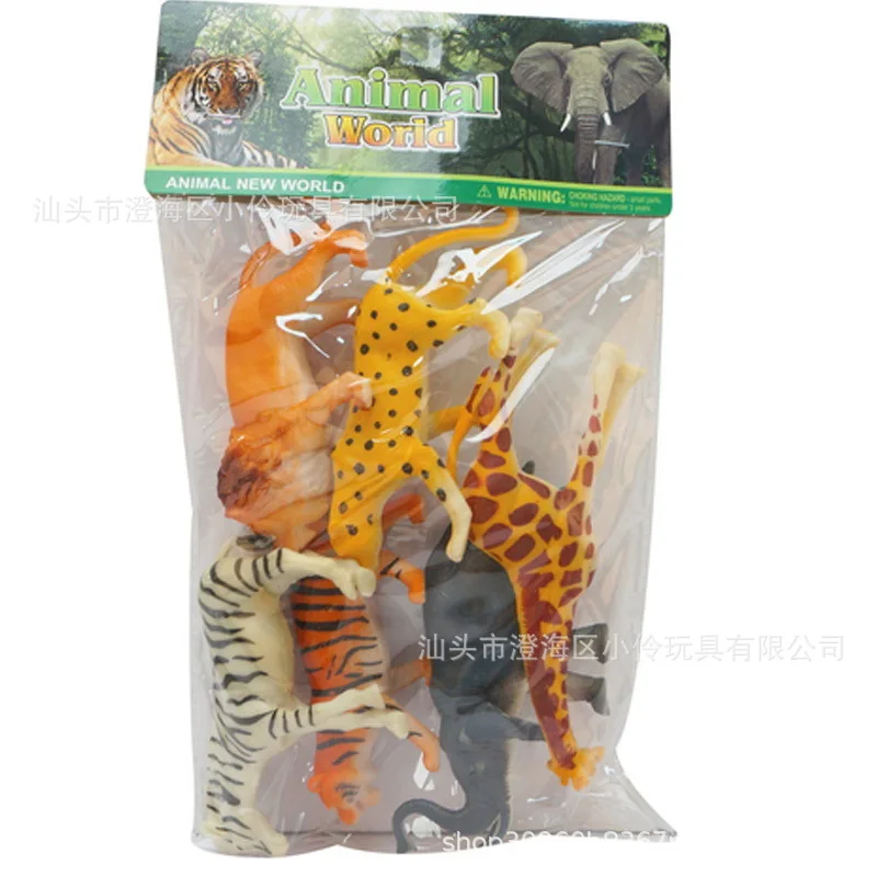 

Children Simulated Dinosaur Models Plastic Toy Set Garage Kit Static Dinosaur Wild Animal Model Toy