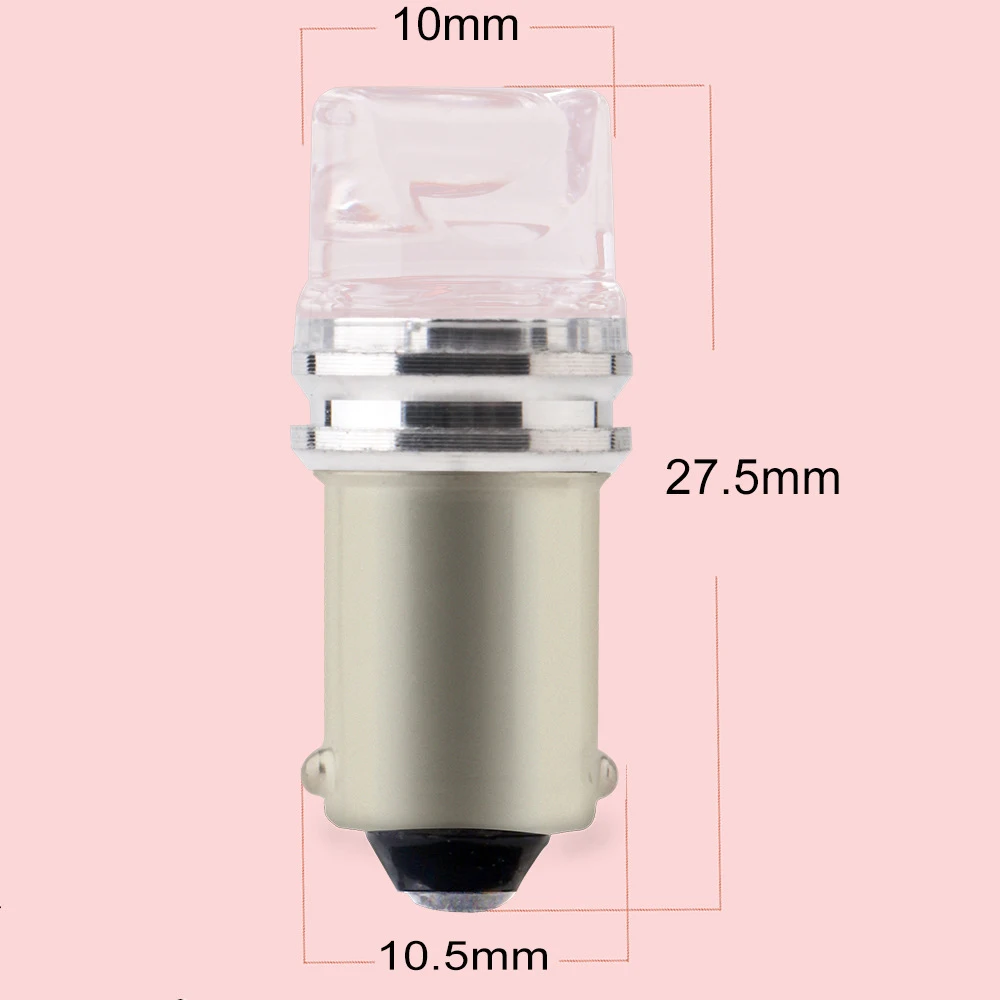 10x BA9S T4W LED ڵ  3D T2W T3W H5W ׸ ڵ LED ȣ , 3 LED 2835 SMD 12/24V ڵ ̵ Ŀ 