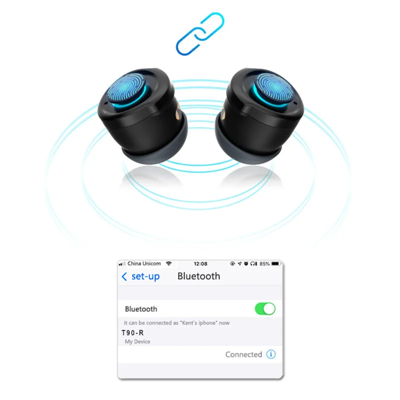GEJIAN Bluetooth 5 0 наушники умные часы для мужчин и женщин Siri фитнес браслет трекер