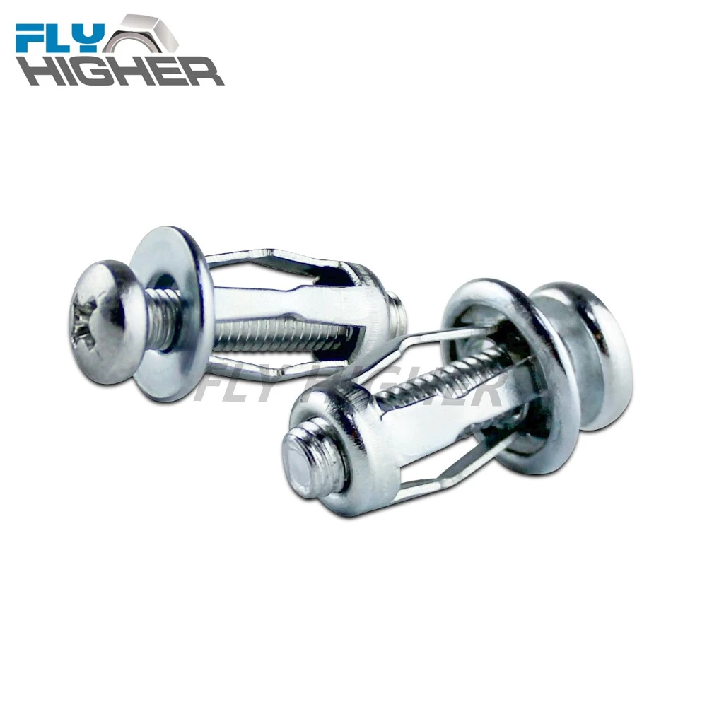 M5/m6/m8 Jack Nuts / Car Metal Screw Petal Nuts With Screw For Hollow