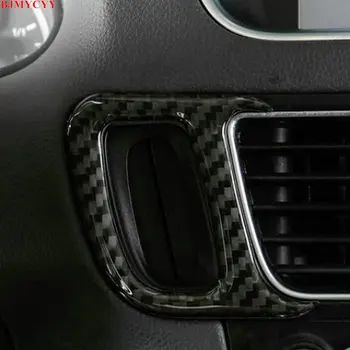 

BJMYCYY Car carbon fiber key socket decoration patch for Audi Q5 2009-2017 car styling