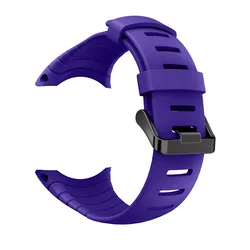 Classic Soft Silicone Watch Strap Replacement Bracelet Wristband  Accessories - SUUNTO CORE (PURPLE)