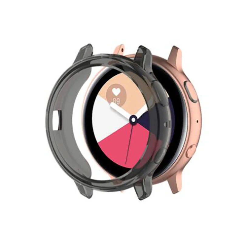 ТПУ защитный чехол для samsung galaxy watch active 2 44 мм 40 SM R830 R820 R500 силиконовый HD