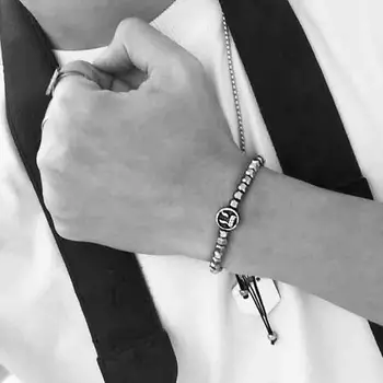 

Mens Israel Bracelet Hebrew Alephbet Christian Orthodox Collection Spring Gifts