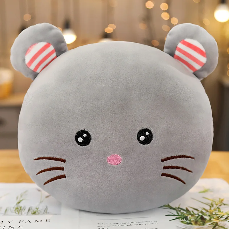 30*27 см Kawaii мышь плюшевые игрушки чучело кукла для детей девочек Милая игрушечная крыса подушки мягкие руки грелка подарок для девочек