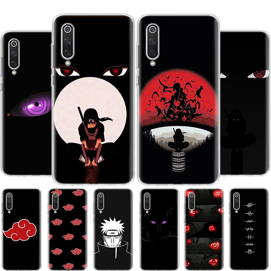 

Anime Naruto Itachi Phone Case For Xiaomi MI 8 9 10 5X 6X A1 A2 A3 CC9E 9T NOTE10 Pro Lite Cover Coque soft Silicone TPU
