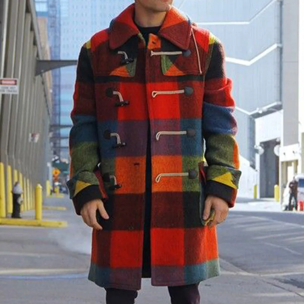 Coat Men Winter New Wool Blend Coats Men Quality Brand Men's Fashion Street Casual Wool Overcoat Long Section Wool Coat Male Coat Men Winter New Wool Blend Coats Men Quality Brand Men's Fashion Street Casual Wool Overcoat Long Section Wool Coat Male