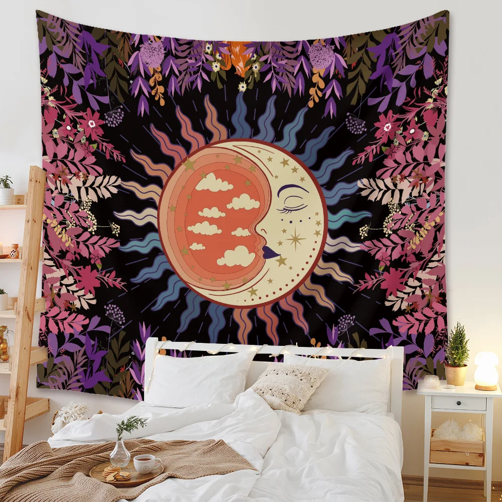 Tapestry Bohemia Tapestry Room Decoration Witch Tapestry Mandala Upholstery Cloth Tapestry