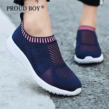 

women Sports Shoes Lightweight Sneakers men Comfortable slip on Running Shoes Walking Footwear Mesh zapatillas mujer deportiva