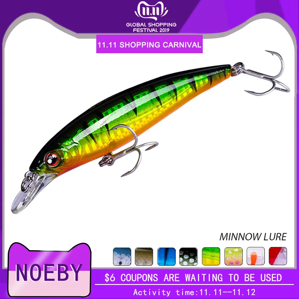 Noeby Minnow жесткая приманка для рыбалки 100mm13.6g 120mm22.0g Морская рыбалка Pesca японские