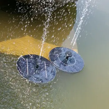 

Solar Fountain Pump Backup Circle Solar Water Pump Floating Fountain for Bird Bath Fish Tank Pond Garden