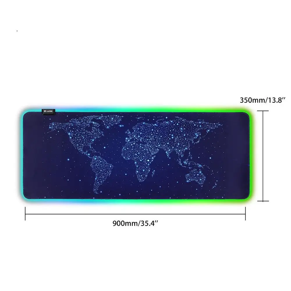 RGB игровой коврик для мыши геймерский компьютерный светодиодный usb ...