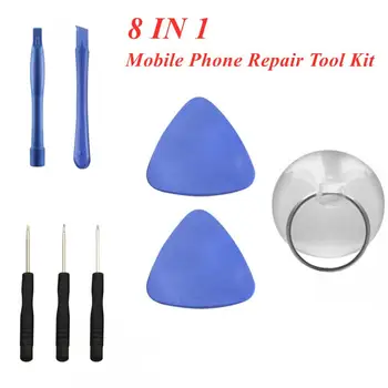 

8 In 1 Cell Phones Opening Pry Mobile Phone Repair Tool Kit Screwdriver Set For Iphone Samsung Xiaomi Accessories