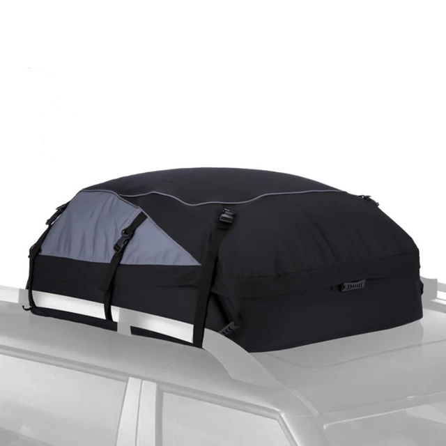 Car Roof Bag 15 Cubic Feet Car Roof Bag For All Vehicle Waterproof Car Roof  Bag For All Vehicle Soft-Shell Luggage Carrier For - AliExpress