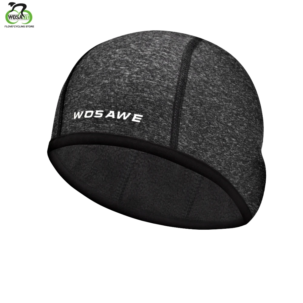 

WOSAWE Cycling Caps Winter Warm Fleece Hats Thermal Bicycle Cap Headwear Gorra Ciclismo Windproof Running Skiing Bike Caps