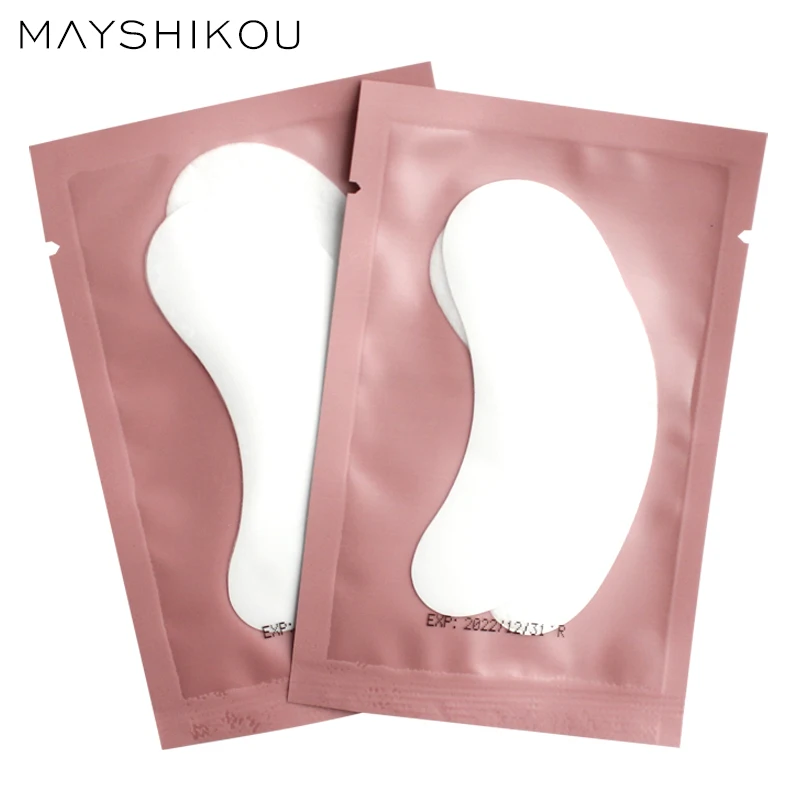 MAYSHIKOU 10/20/50 Pairs Eyelash Pads Gel Patches Grafting Eyelashes Under Eye Patches Non-Woven For Eyelashes-Extension afbeelding