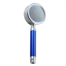 Space Aluminum Hand Shower Bathroom Booster Water Saving Nozzle Shower Head Health Care Hand Held Plastic Space Aluminum Hand Shower Bathroom Booster Water Saving Nozzle Shower Head Health Care Hand Held Plastic