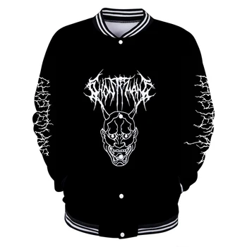

Ghostemane Baseball Jackets Cool Uniform Coat 3D Rock Hip Hop Gothic Women Men Winter Fashion New Vogue Freeshipping 2019 Jacket