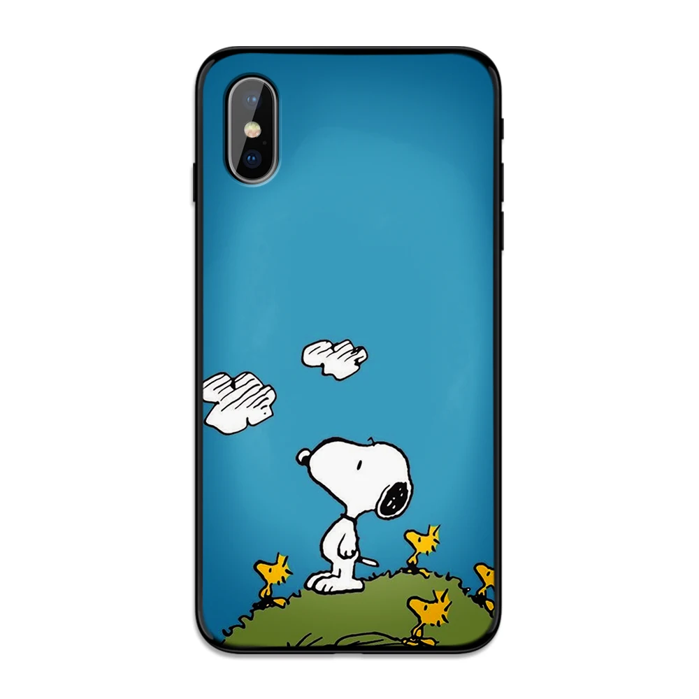 4 Защитный чехол для телефона 11 Pro Max X XS XR 8 7 6 5 s Plus с изображением милого щенка из мультфильма "арахис", "Charlie коричневый" и "Собака" - Цвет: 4