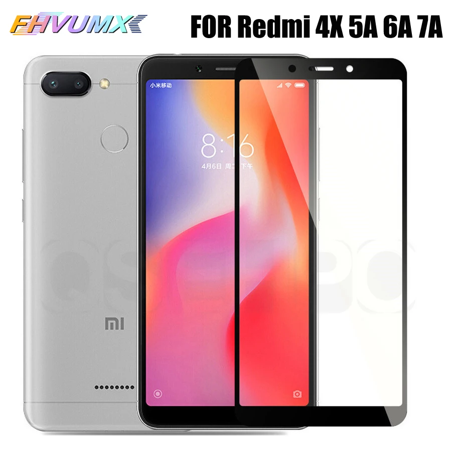 3D полное покрытие из закаленного стекла для Xiaomi Redmi 6A redmi 7A Защита экрана для Redmi 6 Redmi 5A 4X Защитная стеклянная пленка