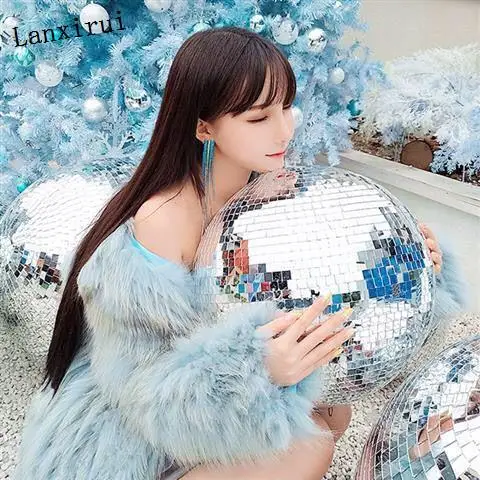 Winter Fashion Women Fake Fur Coats Outwear High