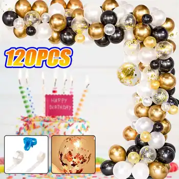 

120pcs/bag 5" 12" Latex Balloon Inflatable Wedding Decorations Air Ball Happy Birthday Party Balloon Garland Supplies Balloons