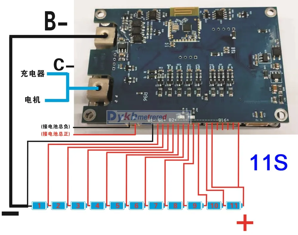 Смарт Bluetooth 5 S-16 S 40A 80A 100A 150A литий-ионная Lifepo4 LTO литиевая батарея Защитная плата BMS баланс приложение 7S 8S 10S 12S 14S