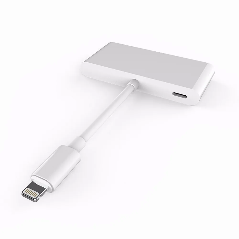 IOS13 OTG адаптер для iPhone 11 XR X XS Max 8/7 Освещение USB не нужно Приложение Поддержка Мобильный жесткий диск/твердотельный накопитель SSD